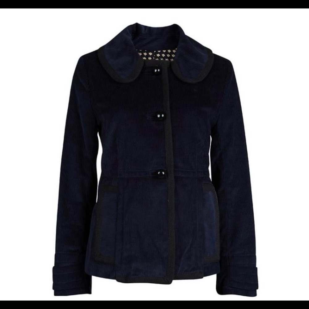 Marc Jacobs - Navy Corduroy Button-Up Jacket